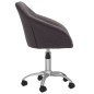 vidaXL Sillas de comedor giratorias 2 unidades tela gris taupe vidaXL Sillas de comedor giratorias 2 unidades tela gris taupe