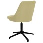 vidaXL Silla de comedor giratoria tela verde vidaXL Silla de comedor giratoria tela verde