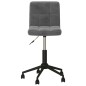 vidaXL Sillas de comedor giratorias 2 unidades terciopelo gris oscuro vidaXL Sillas de comedor giratorias 2 unidades terciopelo gris oscuro