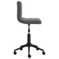 vidaXL Sillas de comedor giratorias 2 unidades terciopelo gris oscuro vidaXL Sillas de comedor giratorias 2 unidades terciopelo gris oscuro