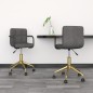 vidaXL Sillas de comedor giratorias 2 unidades terciopelo gris oscuro vidaXL Sillas de comedor giratorias 2 unidades terciopelo gris oscuro