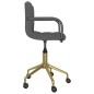 vidaXL Sillas de comedor giratorias 2 unidades terciopelo gris oscuro vidaXL Sillas de comedor giratorias 2 unidades terciopelo gris oscuro