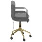 vidaXL Sillas de comedor giratorias 2 unidades terciopelo gris oscuro vidaXL Sillas de comedor giratorias 2 unidades terciopelo gris oscuro