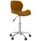 vidaXL Sillas de comedor giratorias 2 unidades terciopelo marrón vidaXL Sillas de comedor giratorias 2 unidades terciopelo marrón