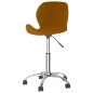 vidaXL Sillas de comedor giratorias 2 unidades terciopelo marrón vidaXL Sillas de comedor giratorias 2 unidades terciopelo marrón