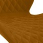 vidaXL Sillas de comedor giratorias 2 unidades terciopelo marrón vidaXL Sillas de comedor giratorias 2 unidades terciopelo marrón
