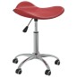 vidaXL Sillas de comedor giratorias 2 uds cuero sintético rojo tinto vidaXL Sillas de comedor giratorias 2 uds cuero sintético rojo tinto