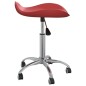 vidaXL Sillas de comedor giratorias 2 uds cuero sintético rojo tinto vidaXL Sillas de comedor giratorias 2 uds cuero sintético rojo tinto
