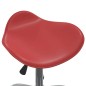 vidaXL Sillas de comedor giratorias 2 uds cuero sintético rojo tinto vidaXL Sillas de comedor giratorias 2 uds cuero sintético rojo tinto