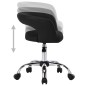 vidaXL Sillas de comedor 2 unidades cuero sintético negro