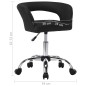 vidaXL Sillas de comedor 2 unidades cuero sintético negro