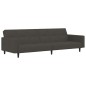 vidaXL Sofá cama de 2 plazas tela microfibra gris oscuro vidaXL Sofá cama de 2 plazas tela microfibra gris oscuro