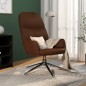 vidaXL Sillón de relax de cuero sintético marrón brillante vidaXL Sillón de relax de cuero sintético marrón brillante