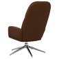 vidaXL Sillón de relax de cuero sintético marrón brillante vidaXL Sillón de relax de cuero sintético marrón brillante