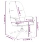 vidaXL Sillón de relax de cuero sintético marrón brillante vidaXL Sillón de relax de cuero sintético marrón brillante