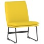 vidaXL Sillón de relax tela amarillo claro 52x75x76 cm vidaXL Sillón de relax tela amarillo claro 52x75x76 cm