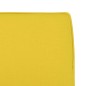 vidaXL Sillón de relax tela amarillo claro 52x75x76 cm vidaXL Sillón de relax tela amarillo claro 52x75x76 cm