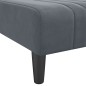 vidaXL Sofá diván de terciopelo gris oscuro vidaXL Sofá diván de terciopelo gris oscuro