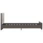 vidaXL Estructura de cama de terciopelo gris 90x200 cm vidaXL Estructura de cama de terciopelo gris 90x200 cm