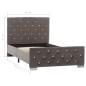 vidaXL Estructura de cama de terciopelo gris 90x200 cm vidaXL Estructura de cama de terciopelo gris 90x200 cm