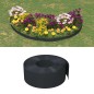 vidaXL Borduras de jardín 5 uds polietileno negro 10 m 20 cm vidaXL Borduras de jardín 5 uds polietileno negro 10 m 20 cm