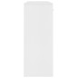 vidaXL Aparador de madera contrachapada blanco 110x30x75 cm vidaXL Aparador de madera contrachapada blanco 110x30x75 cm