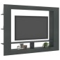 vidaXL Mueble de TV madera contrachapada gris 152x22x113 cm vidaXL Mueble de TV madera contrachapada gris 152x22x113 cm