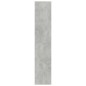 vidaXL Estantería 4 niveles contrachapada gris hormigón 80x30x151,5cm vidaXL Estantería 4 niveles contrachapada gris hormigón 80x30x151,5cm