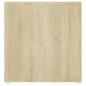 vidaXL Mueble para TV madera contrachapada roble Sonoma 107x35x37 cm