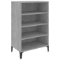 vidaXL Aparador de madera contrachapada gris hormigón 57x35x90 cm vidaXL Aparador de madera contrachapada gris hormigón 57x35x90 cm