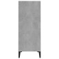 vidaXL Aparador de madera contrachapada gris hormigón 57x35x90 cm vidaXL Aparador de madera contrachapada gris hormigón 57x35x90 cm