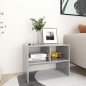 vidaXL Mesa auxiliar de madera contrachapada gris hormigón 60x40x45 cm vidaXL Mesa auxiliar de madera contrachapada gris hormigón 60x40x45 cm