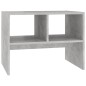 vidaXL Mesa auxiliar de madera contrachapada gris hormigón 60x40x45 cm vidaXL Mesa auxiliar de madera contrachapada gris hormigón 60x40x45 cm