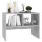 vidaXL Mesa auxiliar de madera contrachapada gris hormigón 60x40x45 cm vidaXL Mesa auxiliar de madera contrachapada gris hormigón 60x40x45 cm