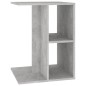 vidaXL Mesa auxiliar de madera contrachapada gris hormigón 60x40x45 cm vidaXL Mesa auxiliar de madera contrachapada gris hormigón 60x40x45 cm