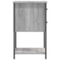 vidaXL Mesita de noche madera de ingeniería gris Sonoma 32x42x70 cm vidaXL Mesita de noche madera de ingeniería gris Sonoma 32x42x70 cm