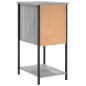 vidaXL Mesita de noche madera de ingeniería gris Sonoma 32x42x70 cm vidaXL Mesita de noche madera de ingeniería gris Sonoma 32x42x70 cm