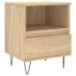 vidaXL Mesita de noche madera de ingeniería roble Sonoma 40x35x50 cm vidaXL Mesita de noche madera de ingeniería roble Sonoma 40x35x50 cm