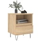 vidaXL Mesita de noche madera de ingeniería roble Sonoma 40x35x50 cm vidaXL Mesita de noche madera de ingeniería roble Sonoma 40x35x50 cm