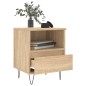 vidaXL Mesita de noche madera de ingeniería roble Sonoma 40x35x50 cm vidaXL Mesita de noche madera de ingeniería roble Sonoma 40x35x50 cm