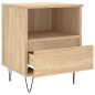 vidaXL Mesita de noche madera de ingeniería roble Sonoma 40x35x50 cm vidaXL Mesita de noche madera de ingeniería roble Sonoma 40x35x50 cm