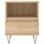 vidaXL Mesita de noche madera de ingeniería roble Sonoma 40x35x50 cm vidaXL Mesita de noche madera de ingeniería roble Sonoma 40x35x50 cm