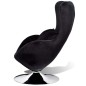 vidaXL Sillón en forma de huevo negro vidaXL Sillón en forma de huevo negro