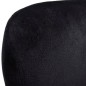 vidaXL Sillón en forma de huevo negro vidaXL Sillón en forma de huevo negro