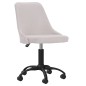 vidaXL Sillas de comedor giratorias 2 unidades tela color crema vidaXL Sillas de comedor giratorias 2 unidades tela color crema