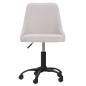 vidaXL Sillas de comedor giratorias 2 unidades tela color crema vidaXL Sillas de comedor giratorias 2 unidades tela color crema