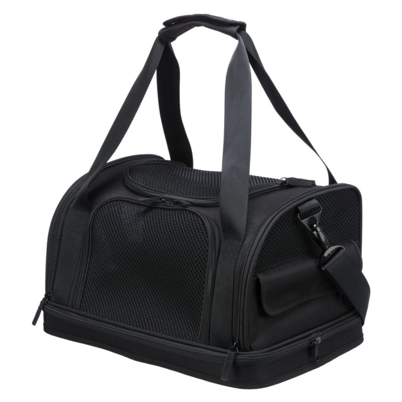 TRIXIE Bolso para transporte aéreo de perros Fly negro 45x28x25 cm TRIXIE Bolso para transporte aéreo de perros Fly negro 45x28x25 cm