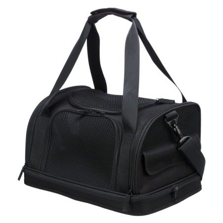 TRIXIE Bolso para transporte aéreo de perros Fly negro 45x28x25 cm