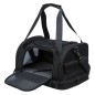 TRIXIE Bolso para transporte aéreo de perros Fly negro 45x28x25 cm TRIXIE Bolso para transporte aéreo de perros Fly negro 45x28x25 cm
