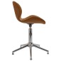 vidaXL Silla de comedor giratoria de terciopelo marrón vidaXL Silla de comedor giratoria de terciopelo marrón